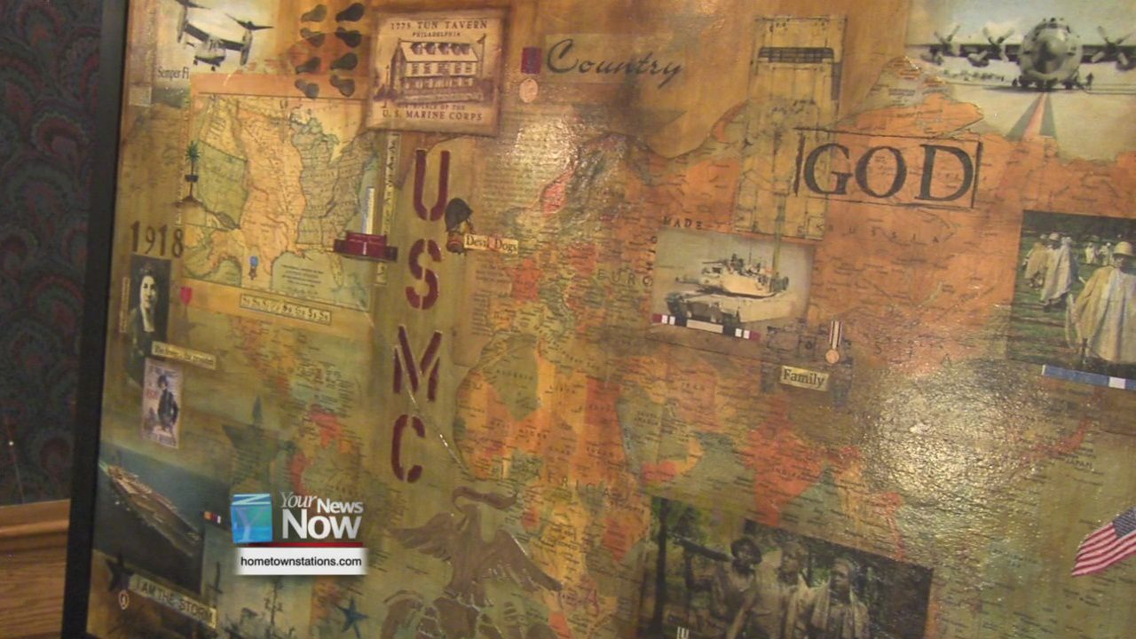 Local Marines gather to celebrate the Corp 244th birthday